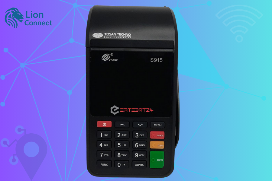 دستگاه کارتخوان S915 با سیم‌کارت رایگان، وای‌فای و 5G
